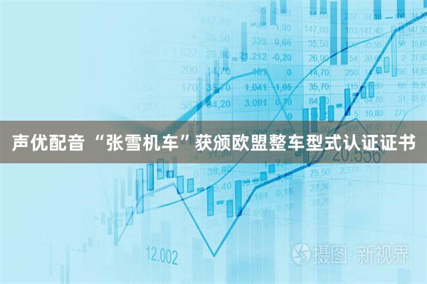 声优配音 “张雪机车”获颁欧盟整车型式认证证书